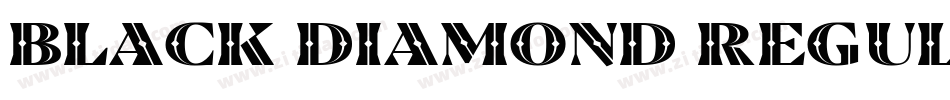 Black Diamond Regula字体转换
